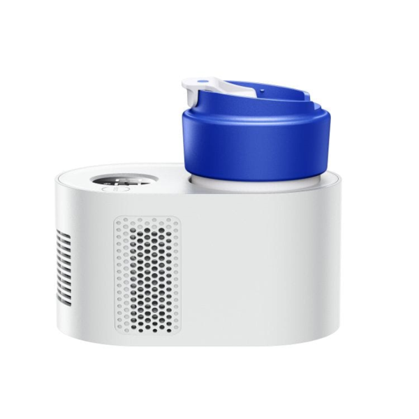 Cana termica cu suport de birou, Adsinio, display digital, incalzire, racire, 300 ml, Alb