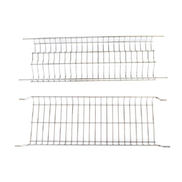 Scurgator Vase din Inox cu 2 Rafturi, Pentru Dulap cu Dimensiune Exterioara de 800mm, Tavita de Plastic, Inox - imagine 3